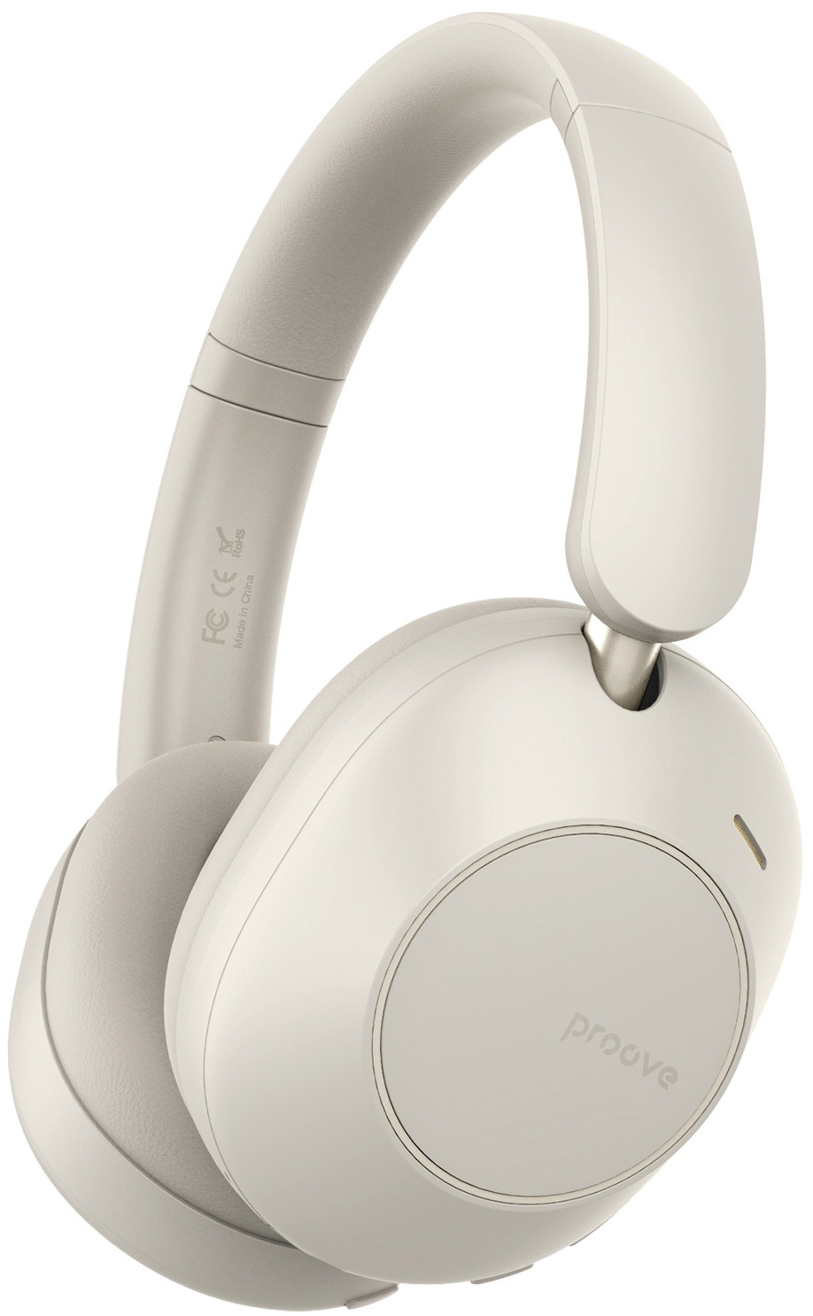 Навушники накладні бездротові Proove Silence 3D with ANC beige (HPSL00020007) - Фото 1