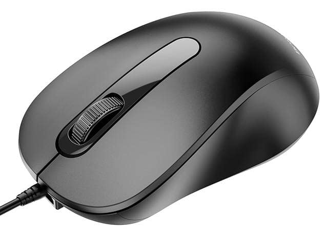 Миша дротова BOROFONE BG4 Business wired mouse Black (6974443382976)