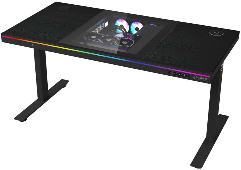 Стіл комп'ютерний Lorgar ELITE 90W Wood Black (LRG-DE90W)