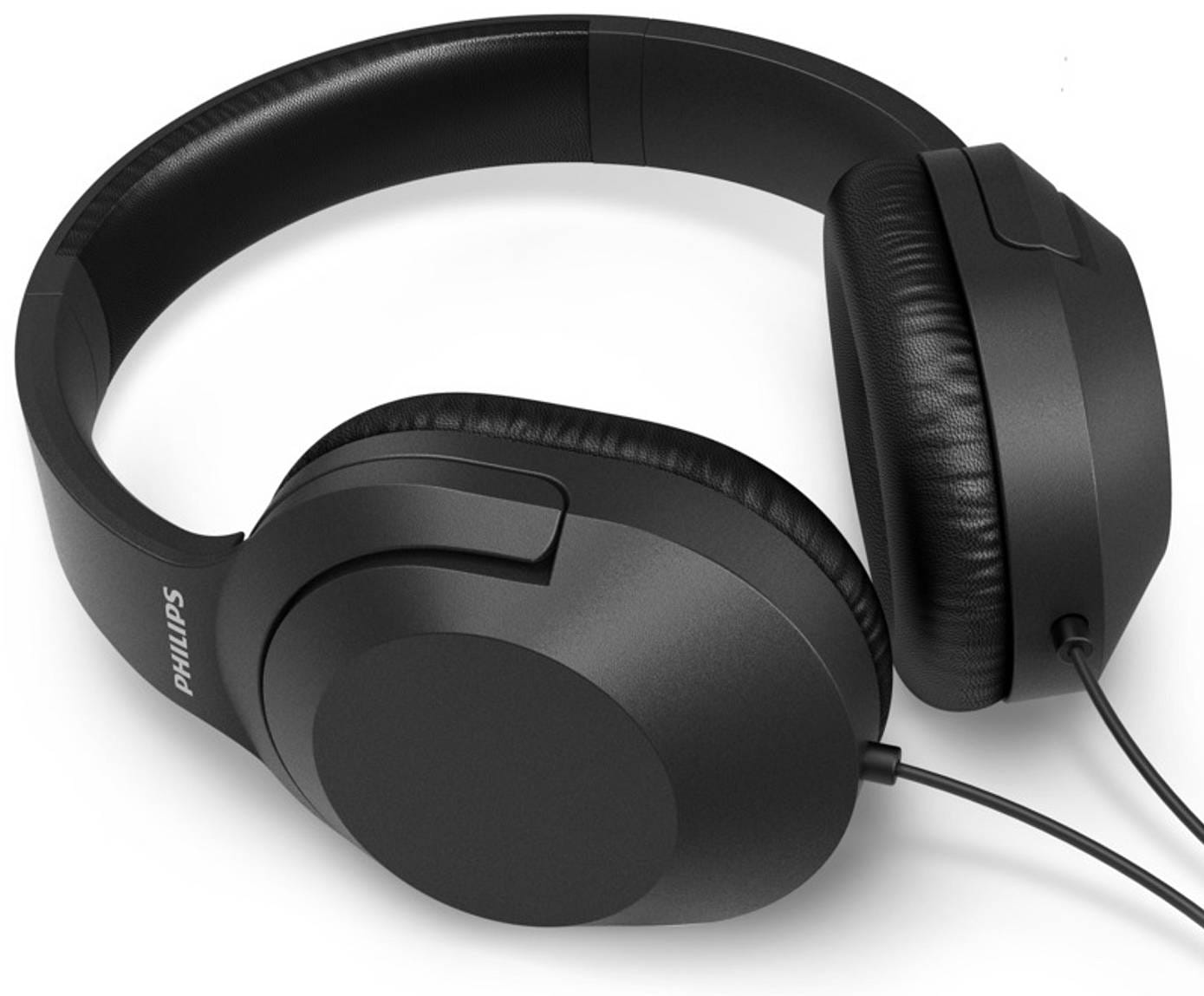Наушники полноразмерные проводные Philips TAH2005 Over-Ear Black
