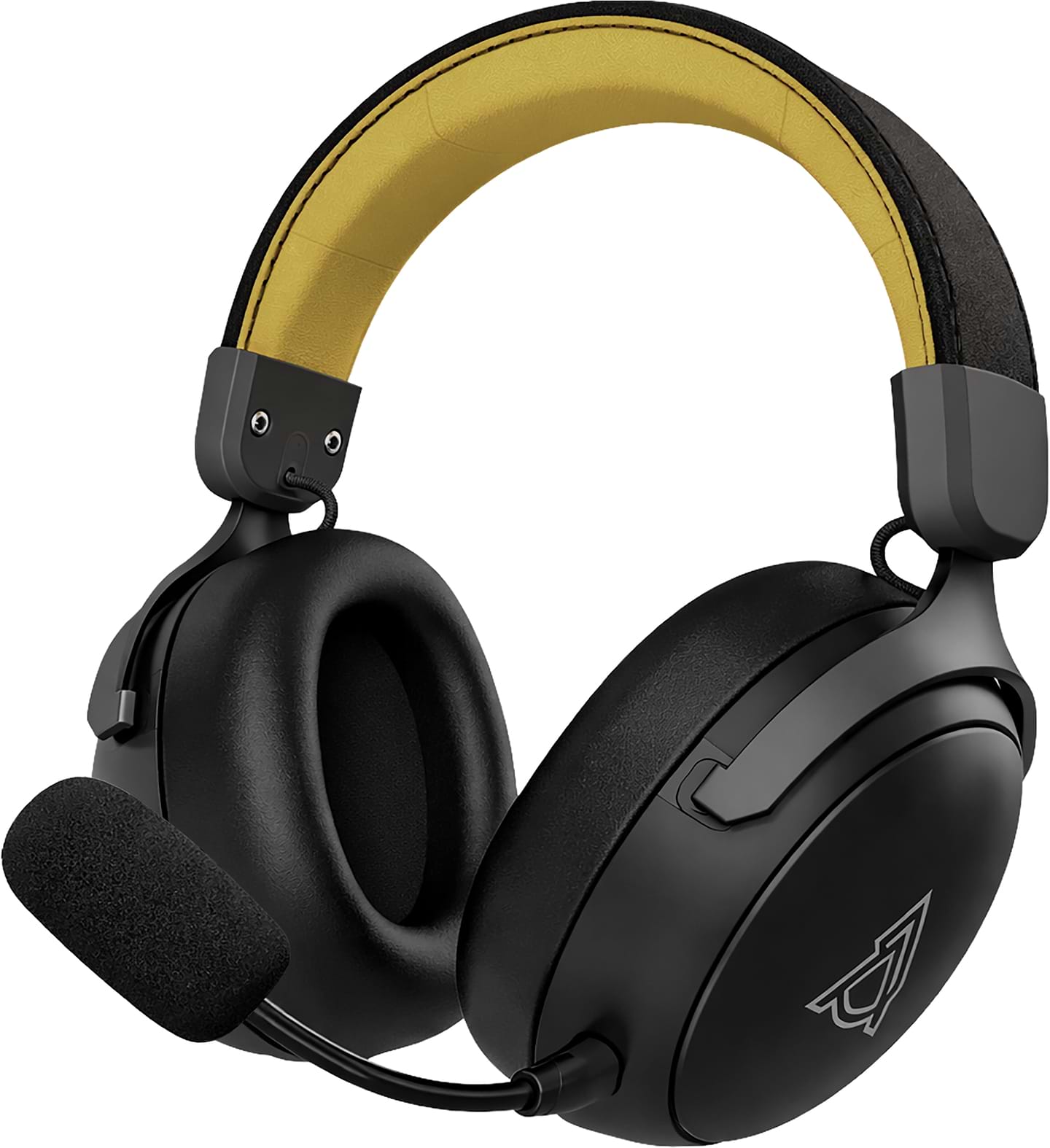 Гарнитура беспроводная игровая Ajazz AHM08 MAX 3-Mode Black (AHM08-MAX-BGY)