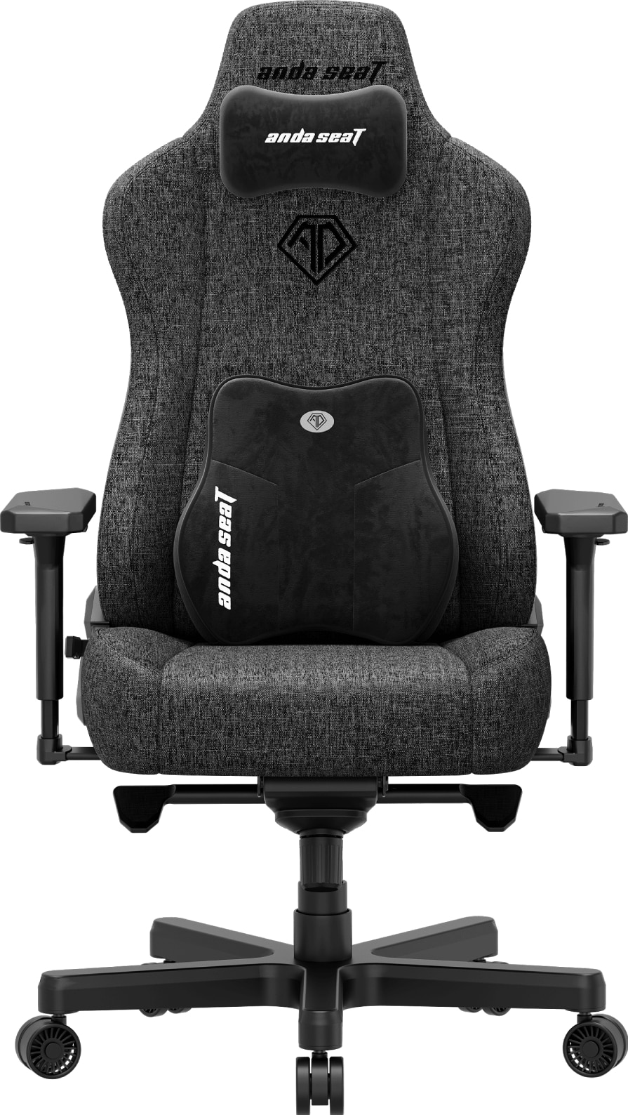 Кресло для геймеров Anda Seat Kaiser 3E XL Dark Grey Fabric (AD23YC-XL-09-GB-CF-G01)