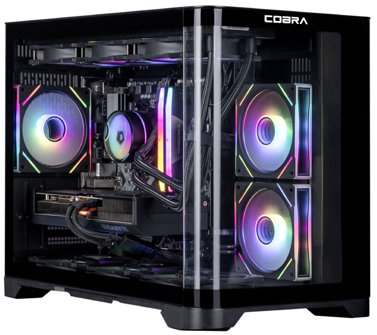 Системный блок Cobra Gaming Windows 11 Home (A98X3D.64.S5.96XT.21874W)