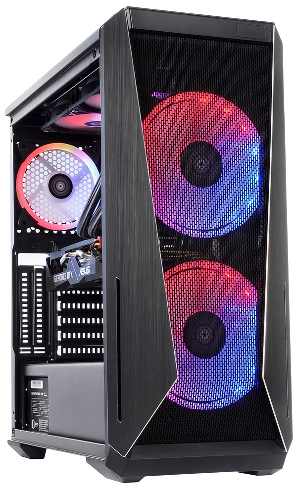 Фото - Системний блок QUBE QB Ryzen 7 7800X3D RTX 4070 12GB W1 3242Win (Ryzen77800X3DRTX407012GBW13242Win)