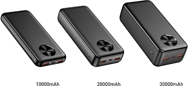 Фото - Батарея мобільна Xipin T168LF-2W PD20W+22.5W 20000mah Black