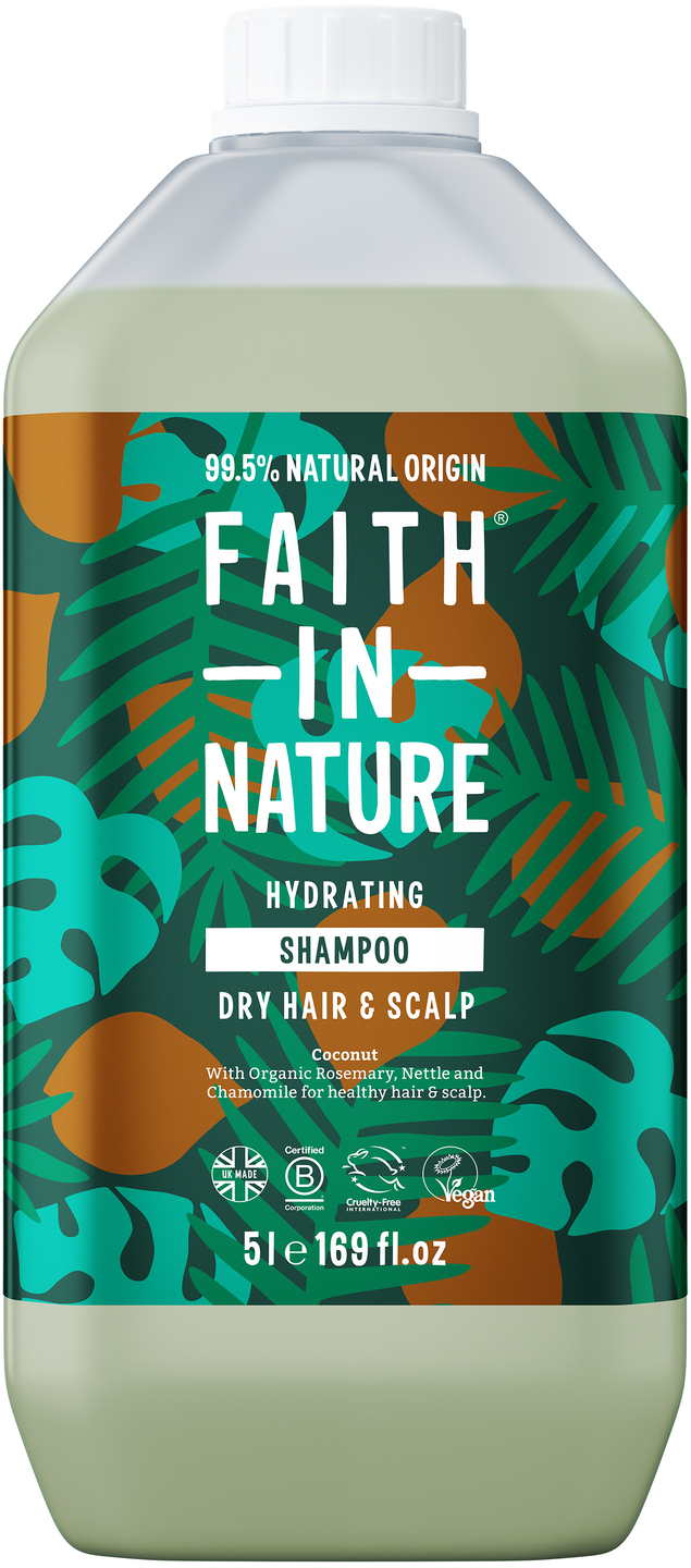Шампунь жіночий Faith In Nature Натуральний з кокосом 5 л (6.50350)