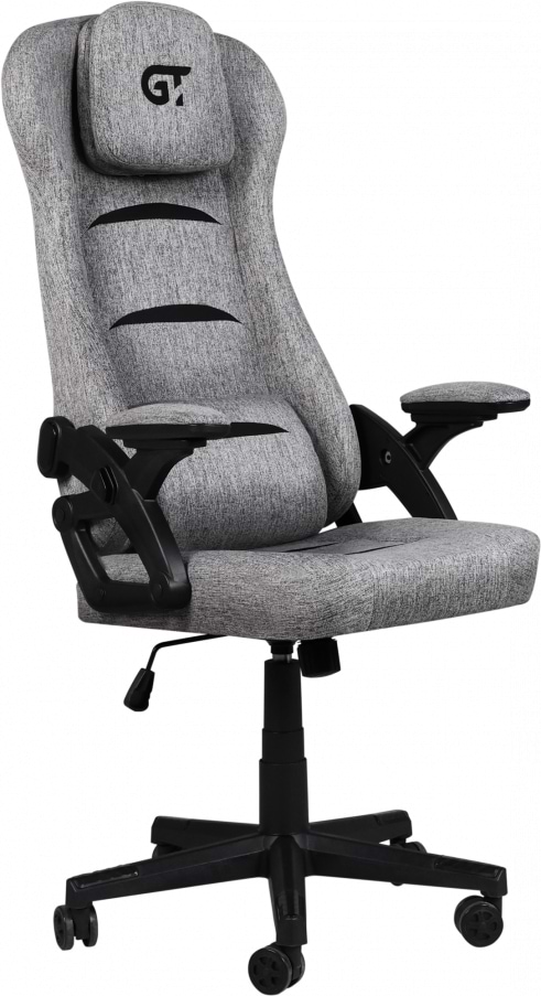 Крісло для геймерів GT Racer X-5993-1 Fabric Gray - Фото 1
