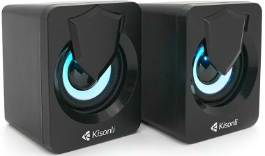Фото - Комп'ютерна акустика компактна 2.0 Kisonli L-1030 Black Фото - Комп'ютерна акустика компактна 2.0 Kisonli L-1030 Black