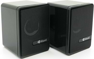 Комп'ютерна акустика компактна 2.0 Kisonli L-4040 Black