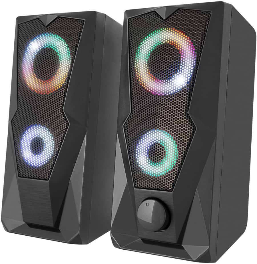 Купить Компьютерная акустика компактная 2.0 YENKEE YSP 2003RGB USB Speaker PC 2.0 Black - Фото 1 Компьютерная акустика компактная 2.0 YENKEE YSP 2003RGB USB Speaker PC 2.0 Black - Фото 1