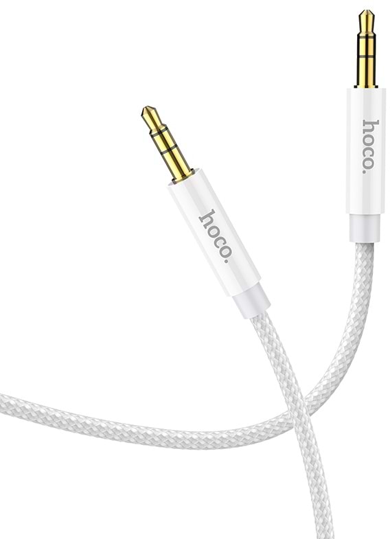 Фото - Кабель 3.5 мм -3.5 мм HOCO UPA19 AUX 1m Silver (6931474759870)