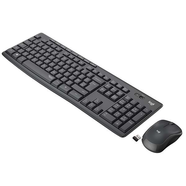 Фото - Клавіатура + миша бездротова Logitech MK295 Silent UA Graphite (920-009800)