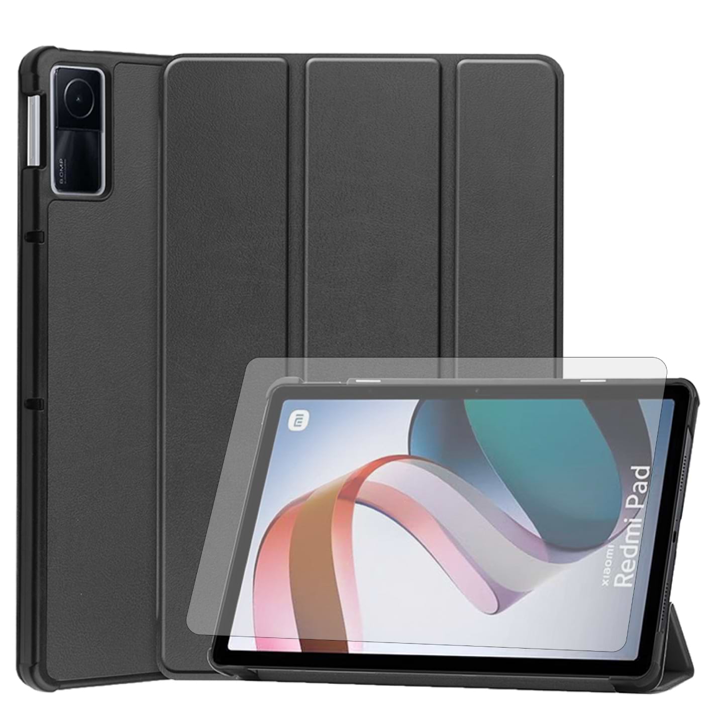 Купити Чохол для планшета AIRON Premium for Xiaomi Redmi Pad 10.6 2022 із захисною плівкою та серветкою Black (4822352781087) - Фото 1 Чохол для планшета AIRON Premium for Xiaomi Redmi Pad 10.6 2022 із захисною плівкою та серветкою Black (4822352781087) - Фото 1