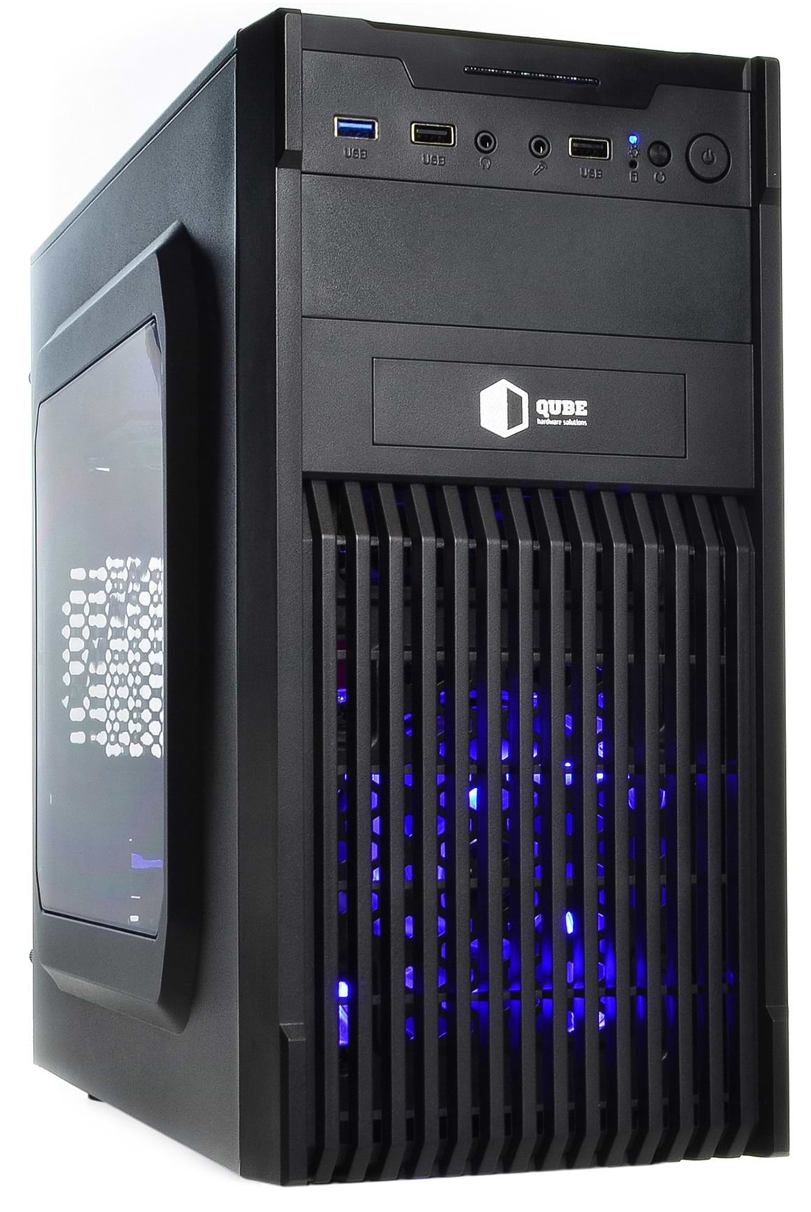 Системный блок QUBE QB i3 12100F GTX 1050 TI 4GB 1621 (i312100FGTX1050TI4GB1621)