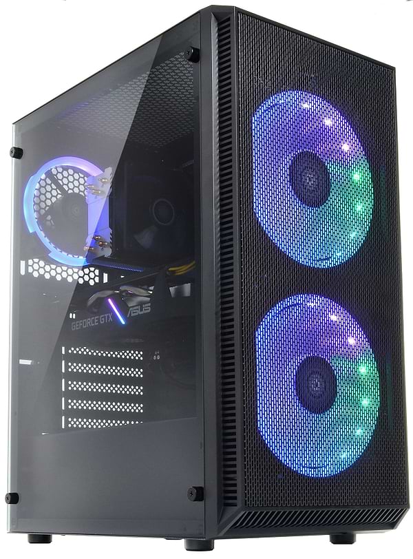 Фото - Системний блок QUBE QB i3 12100F RX 560 4GB 84 (i312100FRX5604GB84)