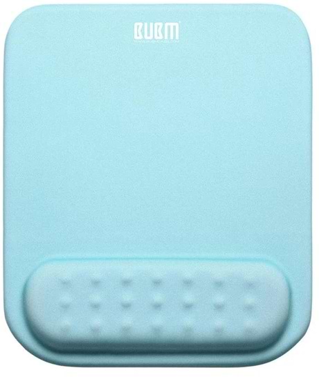 Коврик для мыши BUBM с подушкой под запястье Бирюзовый