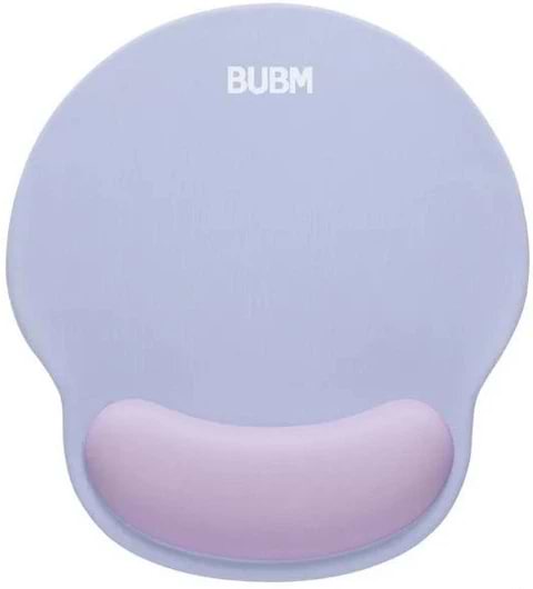 Коврик для мыши BUBM с подушкой под запястье Синий+фиолетовый круглый