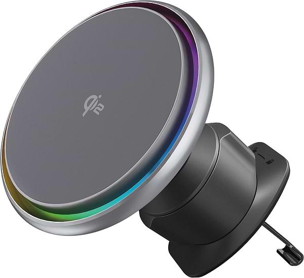 Фото - Автодержатель с беспроводной зарядкой Proove IceCore QI2 15W Gray (WHIC15002003)