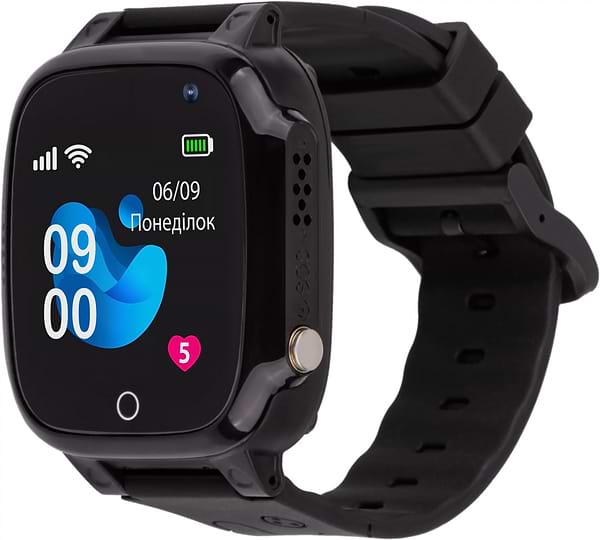 Фото - Детские часы AmiGo GO008 Milky GPS WIFI Black