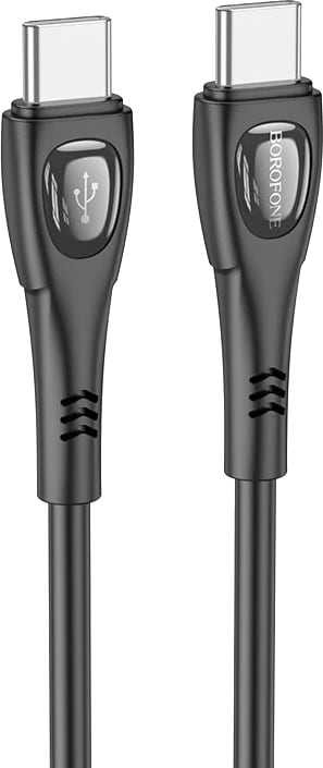 Кабель BOROFONE BX98 Type-C to Type-C Superior 60W Black (6941991104497)