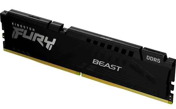 Фото - Память DDR Kingston DDR5 16GB 5200 MHz Fury Beast Black (KF552C36BBE-16)