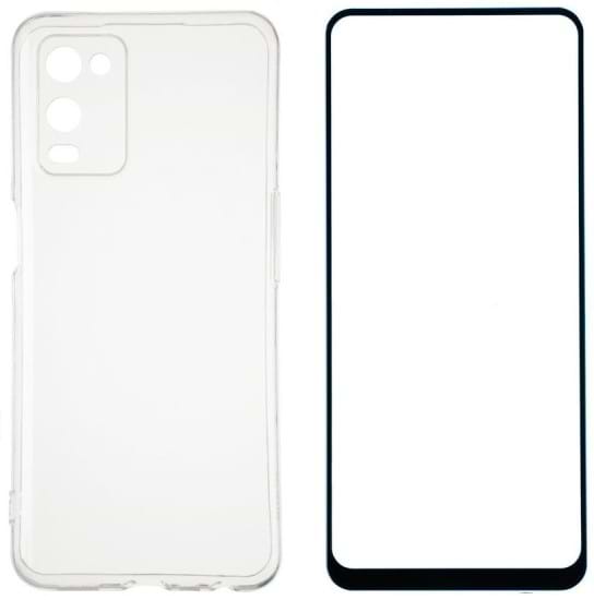 Чехол для смартфона XOKO Ultra Thin Air + Защитное стекло Full Cover Ultra-Thin 0.25мм для Oppo A54 Black (XK-CS-ULT-OP-A54) - Фото 1