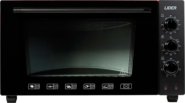 Фото - Піч електрична Lider 4223 Lux Black-Black-Red