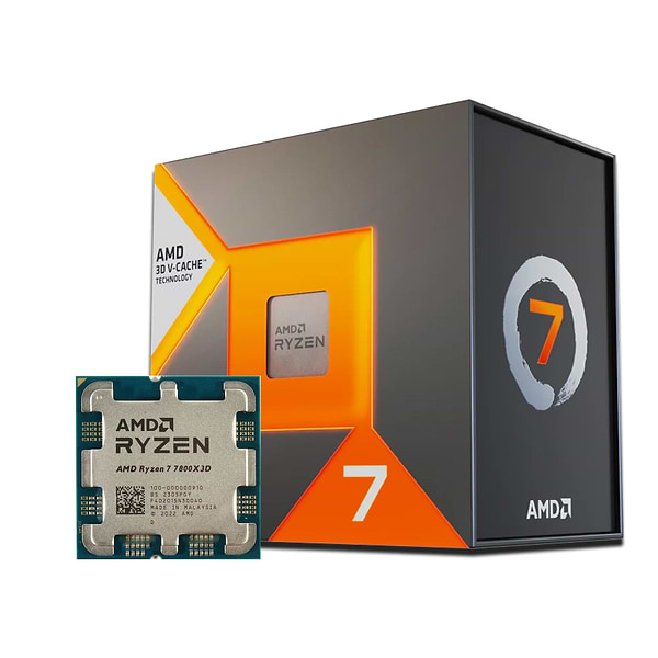 Фото - Процессор AMD Ryzen 7 7800X3D (100-100000910WOF)
