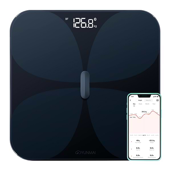 Фото - Ваги YUNMAI Pro Smart Scale Black (M1806CH-BK)