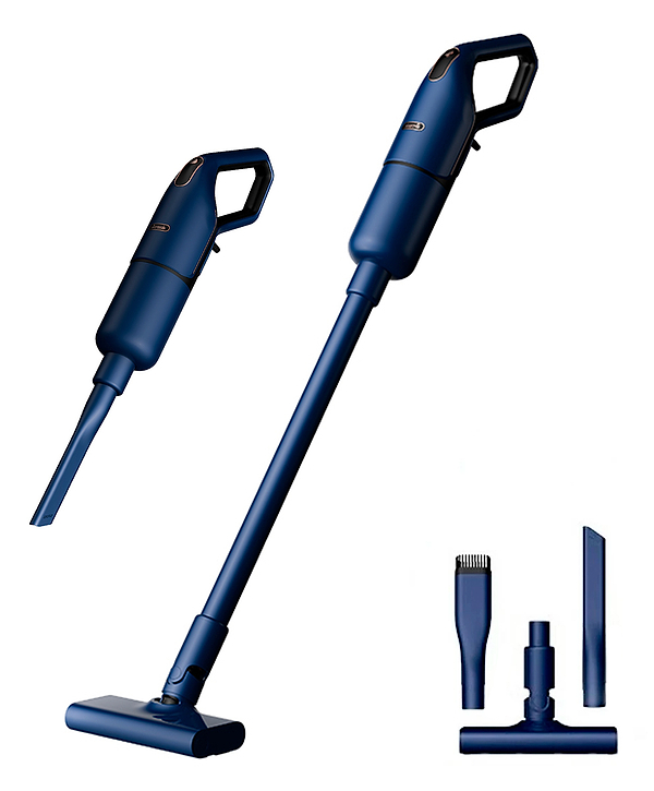 Фото - Пилосос ручний для дому Deerma Corded Stick Vacuum Cleaner Blue (DX1000W)