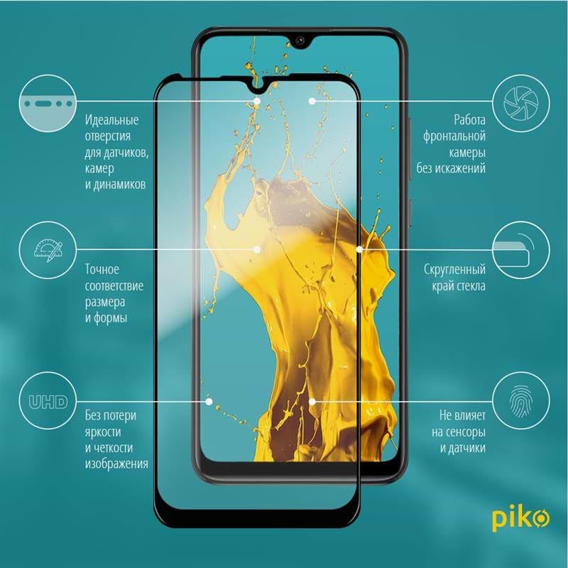 Захисне скло для смартфону Piko Xiaomi Mi A3 Black Full Glue 0.3mm 2.5D (1283126494871)
