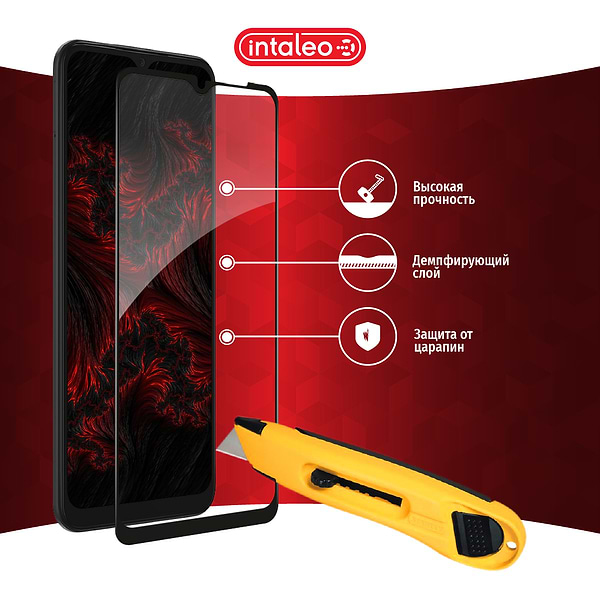 Фото - Защитное стекло для смартфона Intaleo Full Glue for Samsung A03 Core (1283126519123)