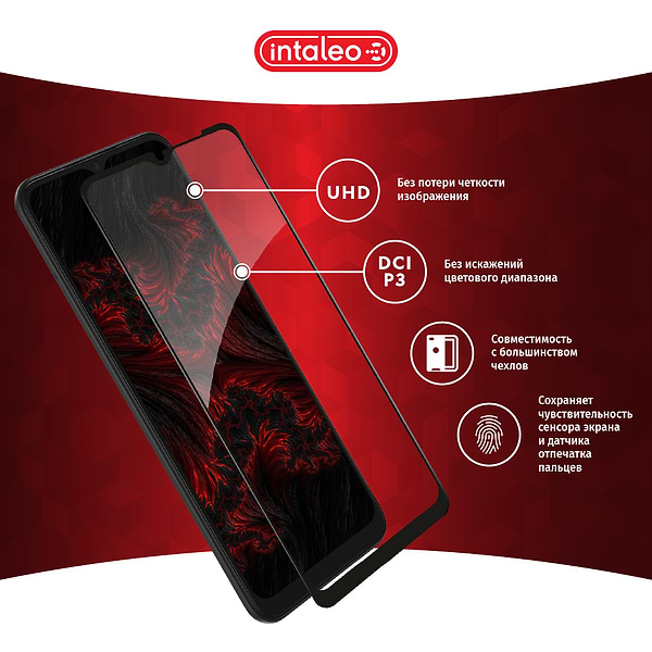Фото - Защитное стекло для смартфона Intaleo Full Glue for Samsung A03 Core (1283126519123)