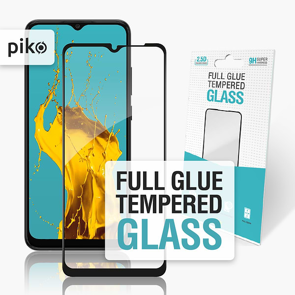 Фото - Захисне скло для смартфону Piko Full Glue for Samsung A03 Black (1283126521645)