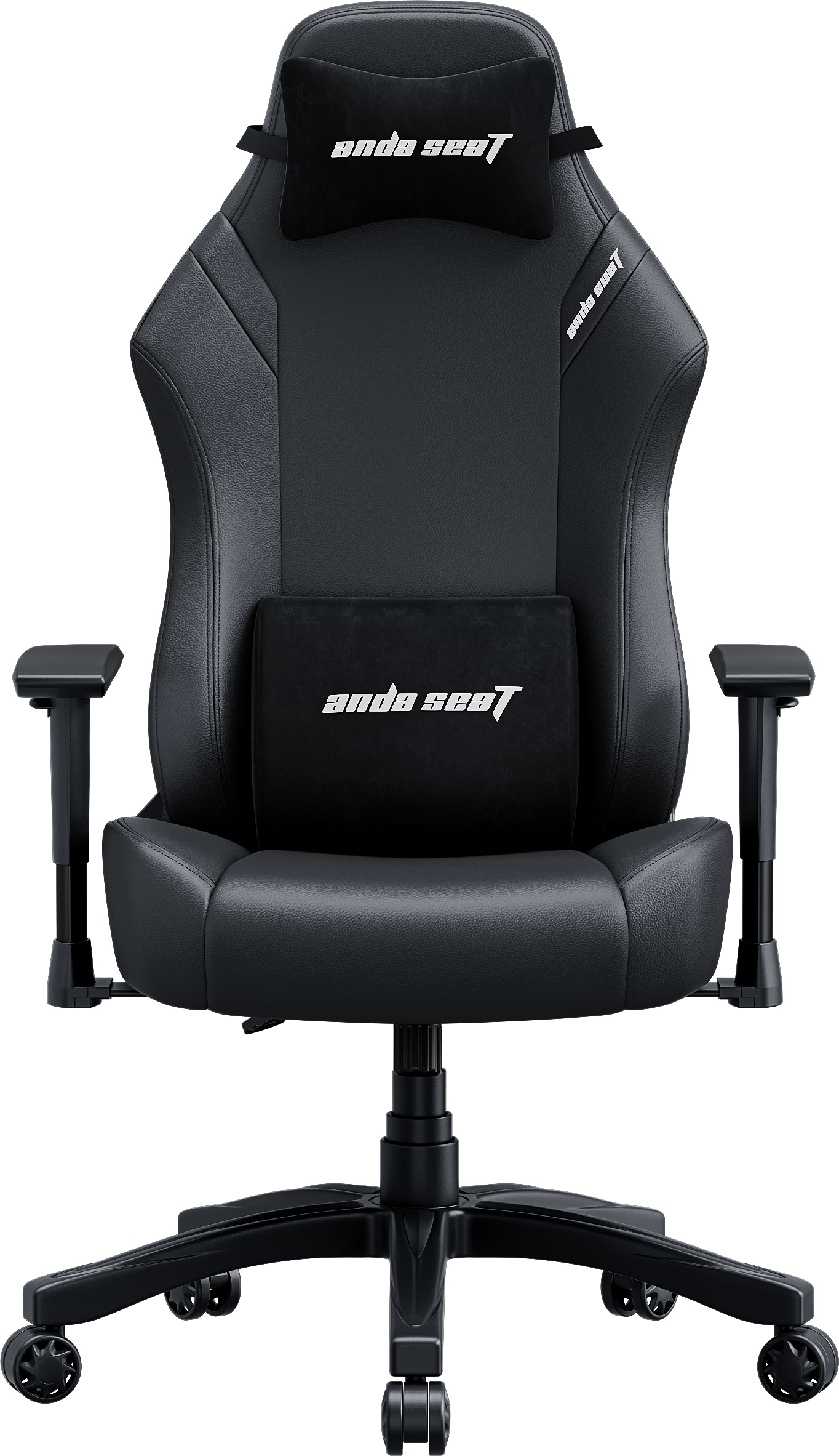 Кресло для геймеров Anda Seat Luna Size L Black PVC (AD18-44-B-PV/C) - Фото 1