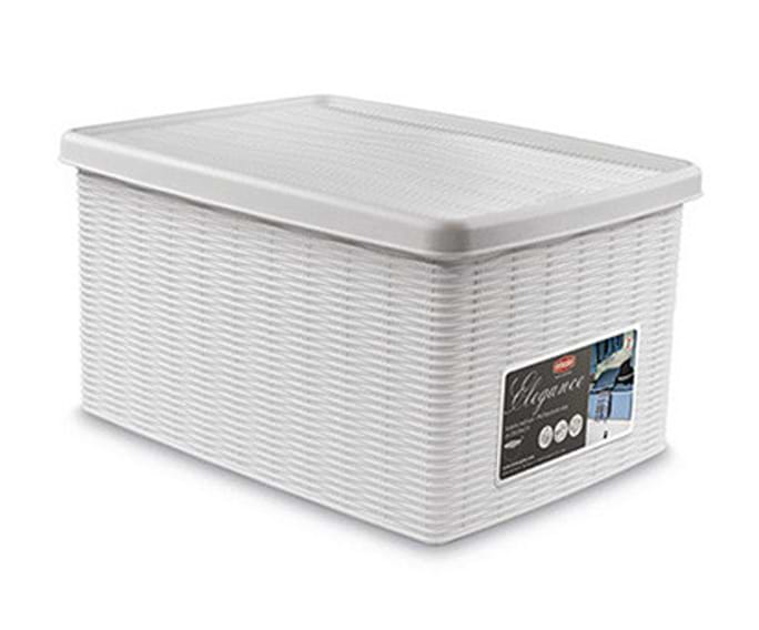 Корзина для белья Stefanplast ELEGANCE M 39х29х21 см (30010)