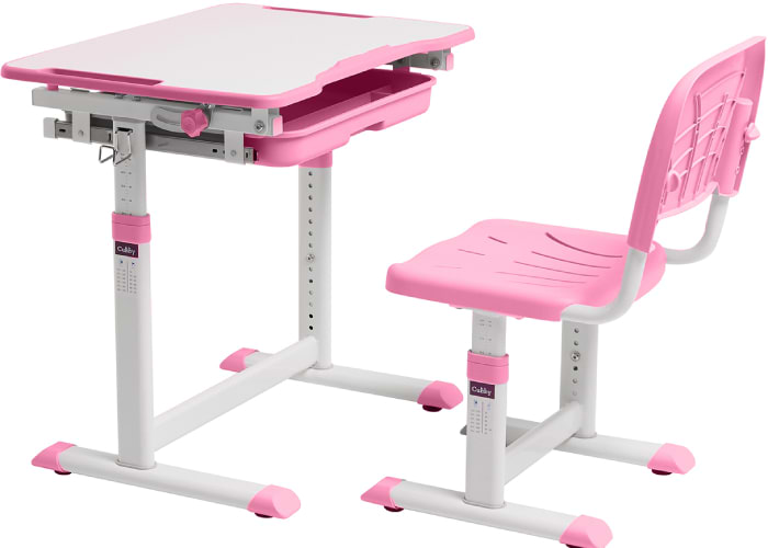 Комплект меблів шкільний 2 елементи Cubby Sorpresa Pink - Фото 1