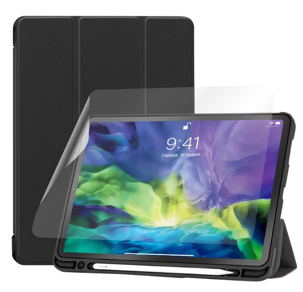 Чохол для планшету AIRON Premium Soft for Apple iPad Pro 11" (2018/2020) Black (4822352781034) - Фото 1