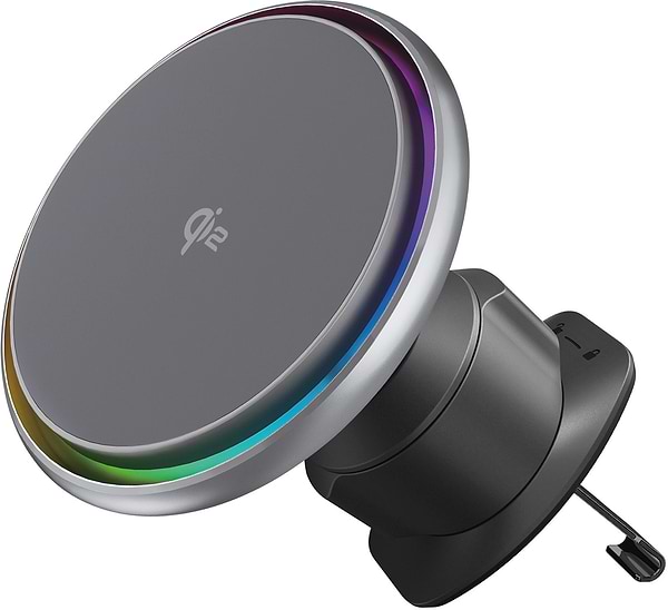 Фото - Автодержатель с беспроводной зарядкой Proove IceCore QI2 15W Gray (WHIC15002003)