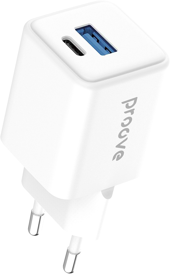 Фото - Мережевий зарядний пристрій Proove Pocket GaN 30W (Type-C + USB) white (WCPG30110002)