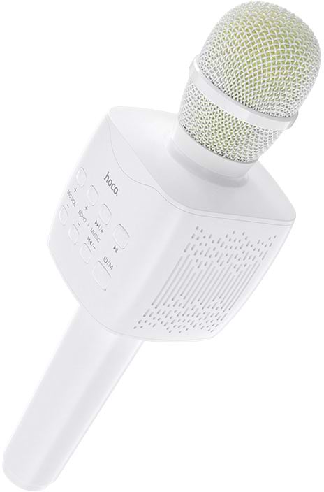 Фото - Мікрофон вокальний бездротовий HOCO BK5 White (6931474742292) Фото - Мікрофон вокальний бездротовий HOCO BK5 White (6931474742292)