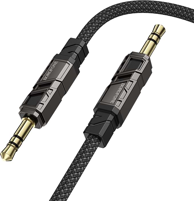 Кабель 3.5 мм -3.5 мм BOROFONE BL22 Dignity audio cable AUX Black (6941991117725)