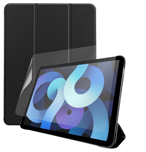 Фото - Чохол для планшету AIRON Premium Soft for iPad Air 10.9 "2020 Black (4822352781033) + захисна плівка і серветка