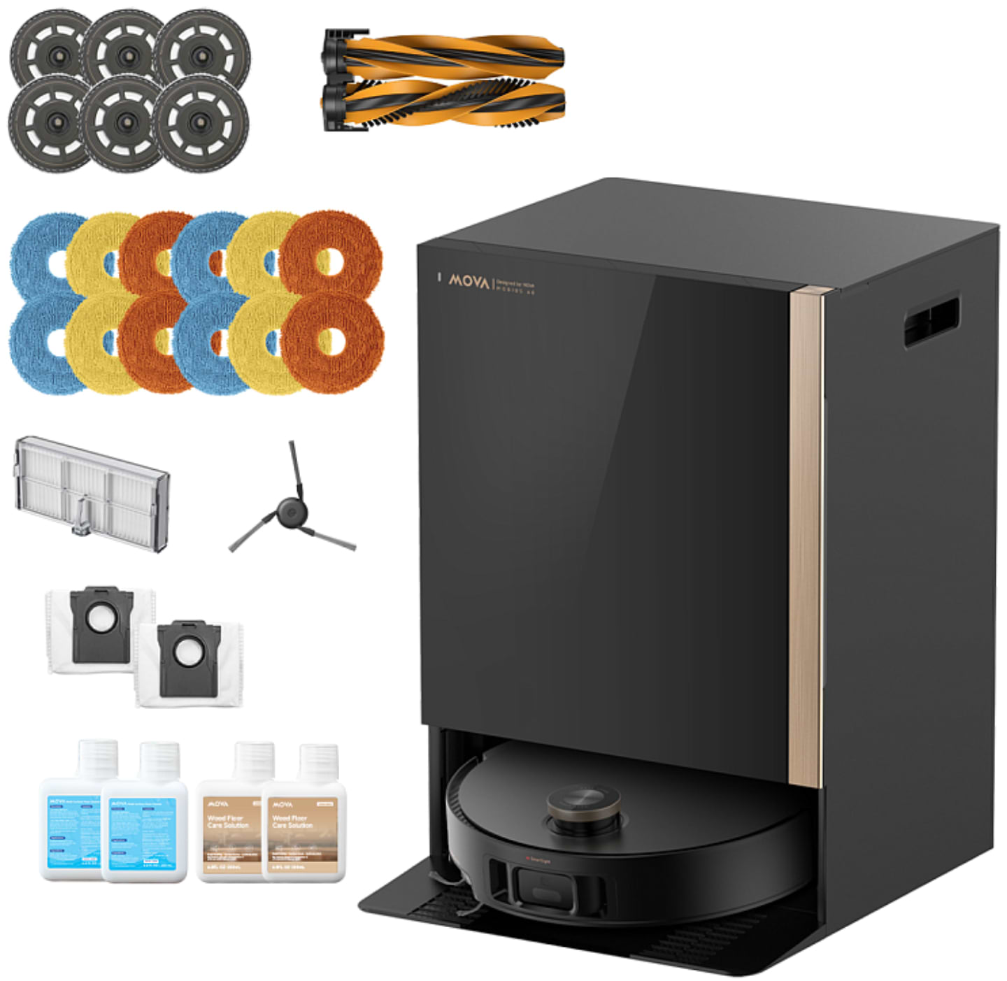 Робот-пылесос моющий Mova MOBIUS 60 Black-EUA (RLV83LE) - Фото 1