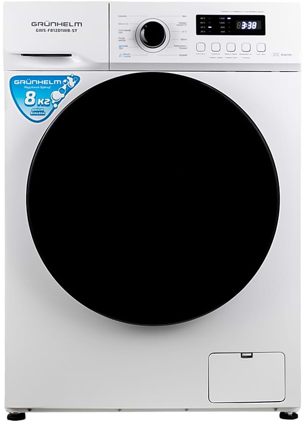 Фото - Стиральная машина Grunhelm GWS-F812D1WB-ST