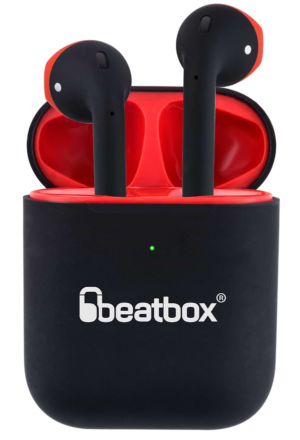 Фото - Навушники вкладиші бездротові TWS BeatBox PODS AIR 2 Wireless charging black-red (bbpair2wcbr)