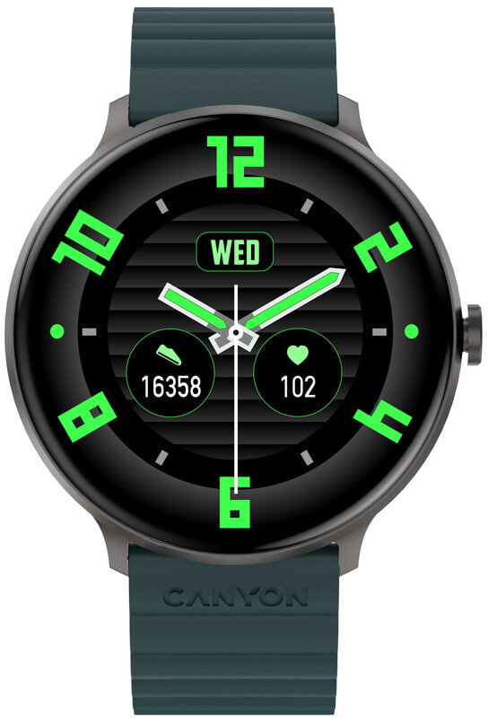 Фото - Смарт-часы Canyon Jacky SW-69 Green Orange (CNS-SW69BG)
