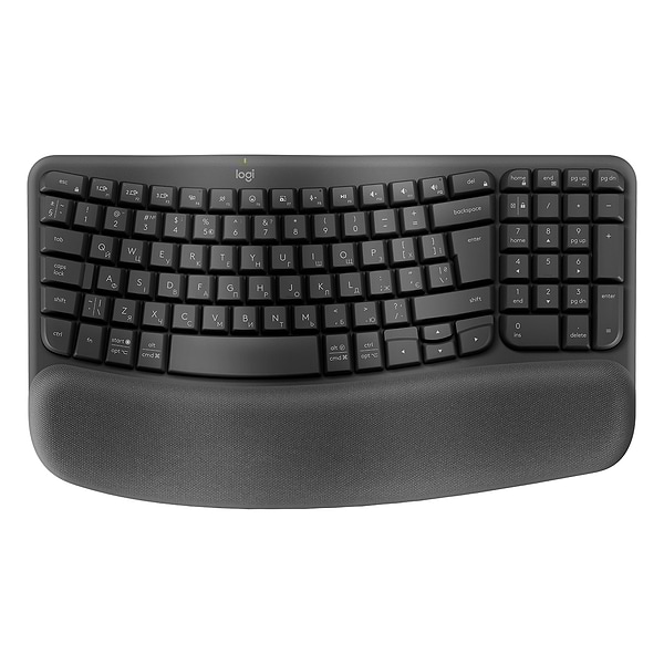 Фото - Клавиатура беспроводная Logitech Wave Keys Bluetooth/Wireless Black (920-012304)
