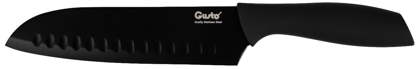 Ніж сантоку Gusto GT-4005-6 Чорна перлина 17,7 см