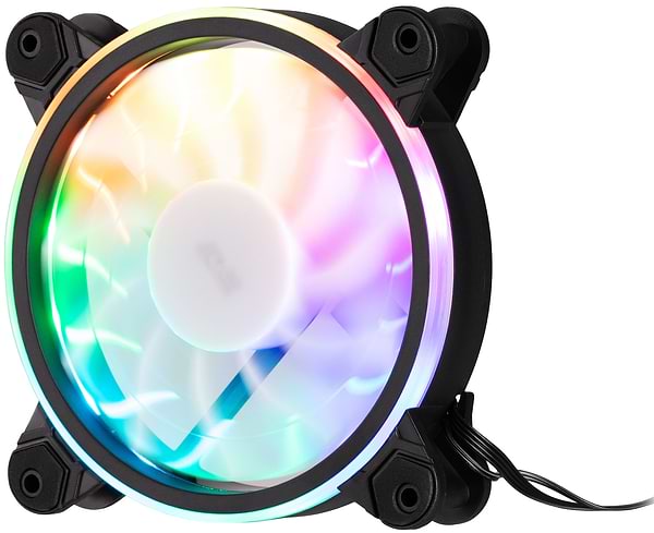 Фото - Корпусний вентилятор 2E GAMING Air Cool Black (ACF1206-ARGB)